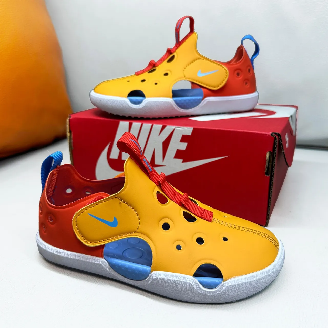 Nike Sunray Protect Sandales Enfants Rose Sangle Perforée Casual 20
