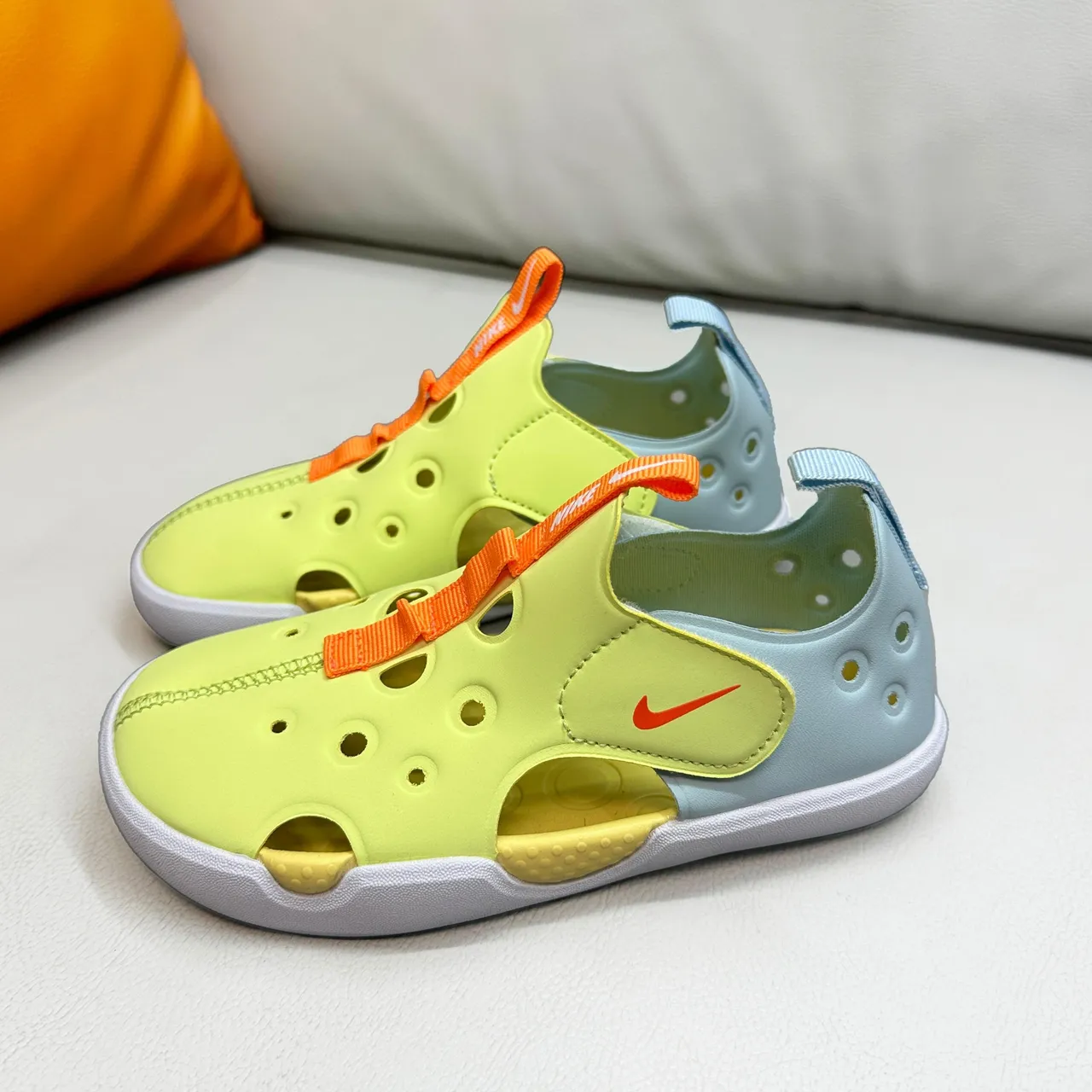 Nike Sunray Protect Sandales Enfants Rose Sangle Perforée Casual 22