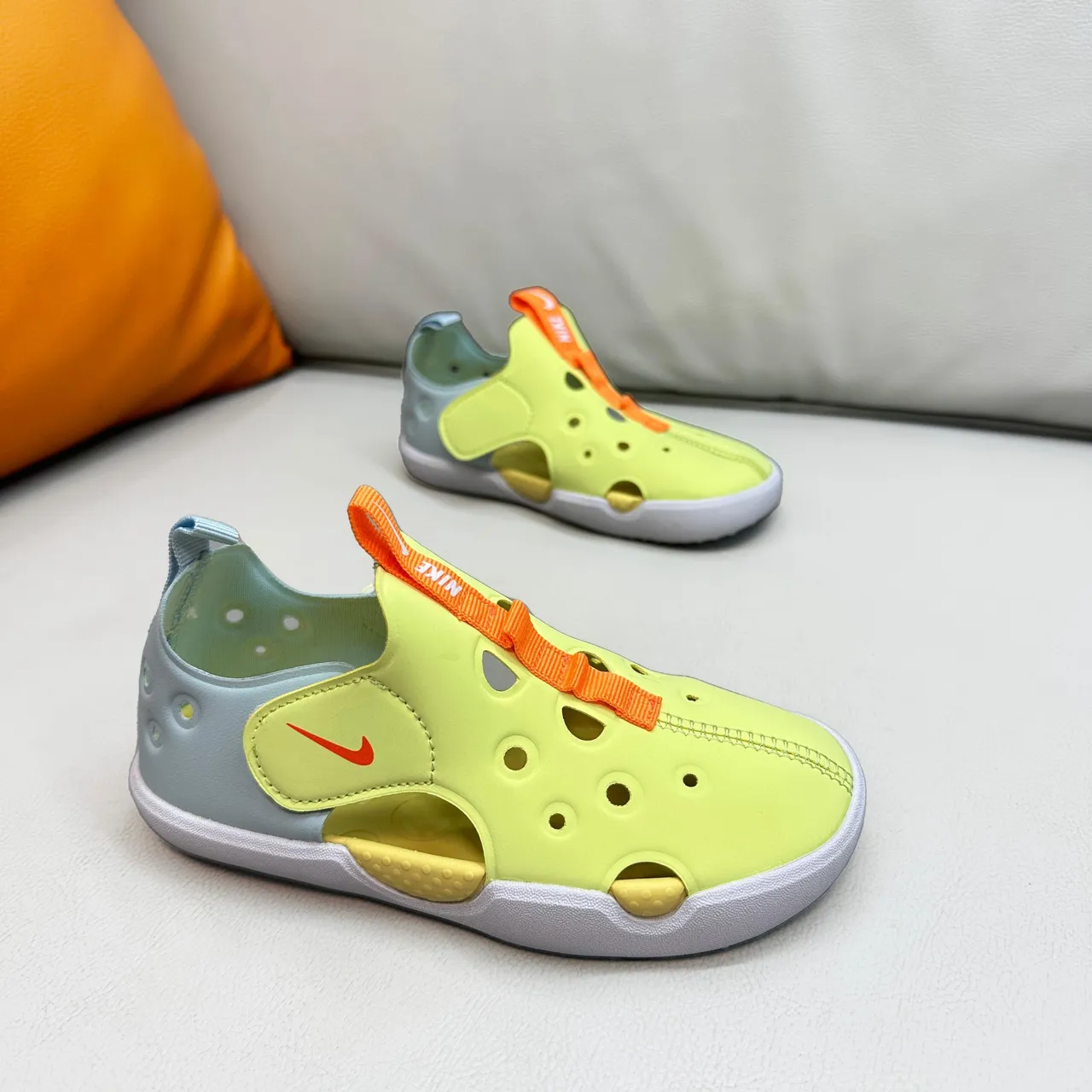 Nike Sunray Protect Sandales Enfants Rose Sangle Perforée Casual 23