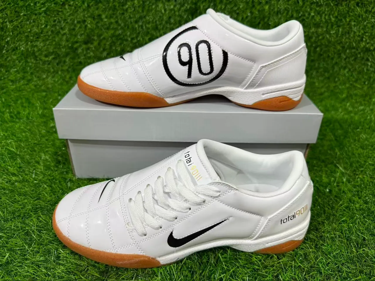 Nike Total 90 III White Gum Chaussures de football indoor 4