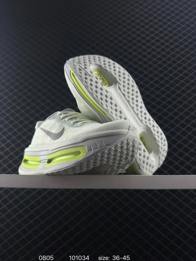 Nike Vomero Premium Gray Green Low-Top Mesh Upper Running Shoes 4