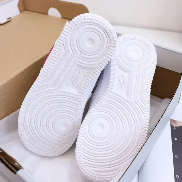 Nike White Black High-Top Padded Collar Lifestyle Sneakers 7