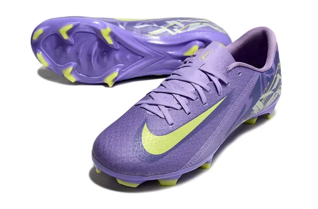 Nike White Blue Low-Cut Synthetic Upper Speckled Graphic Firm-Ground Soccer Shoes 4