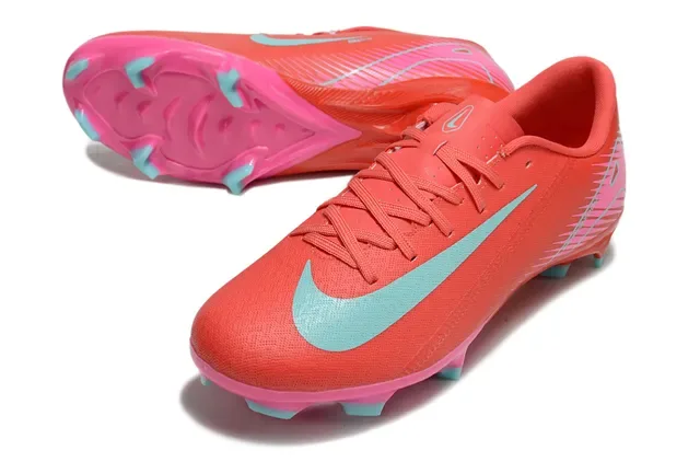 Nike White Blue Low-Cut Synthetic Upper Speckled Graphic Firm-Ground Soccer Shoes 18