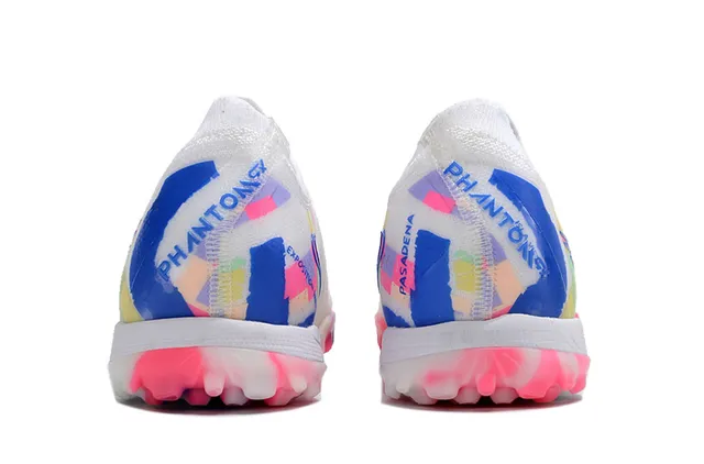 Nike White Multicolor Low-Cut Flyknit Upper Sneakers 4