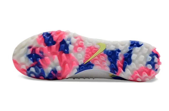 Nike White Multicolor Low-Cut Flyknit Upper Sneakers 6