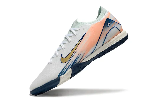 Nike branco marinho malha superior overlay gráfico dinâmico sapatos de futebol indoor 3