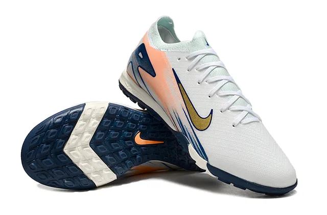 Nike branco marinho malha superior overlay gráfico dinâmico sapatos de futebol indoor 4