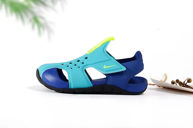 Nike White Orange Open-Toe Single-Strap Casual Sandals 14