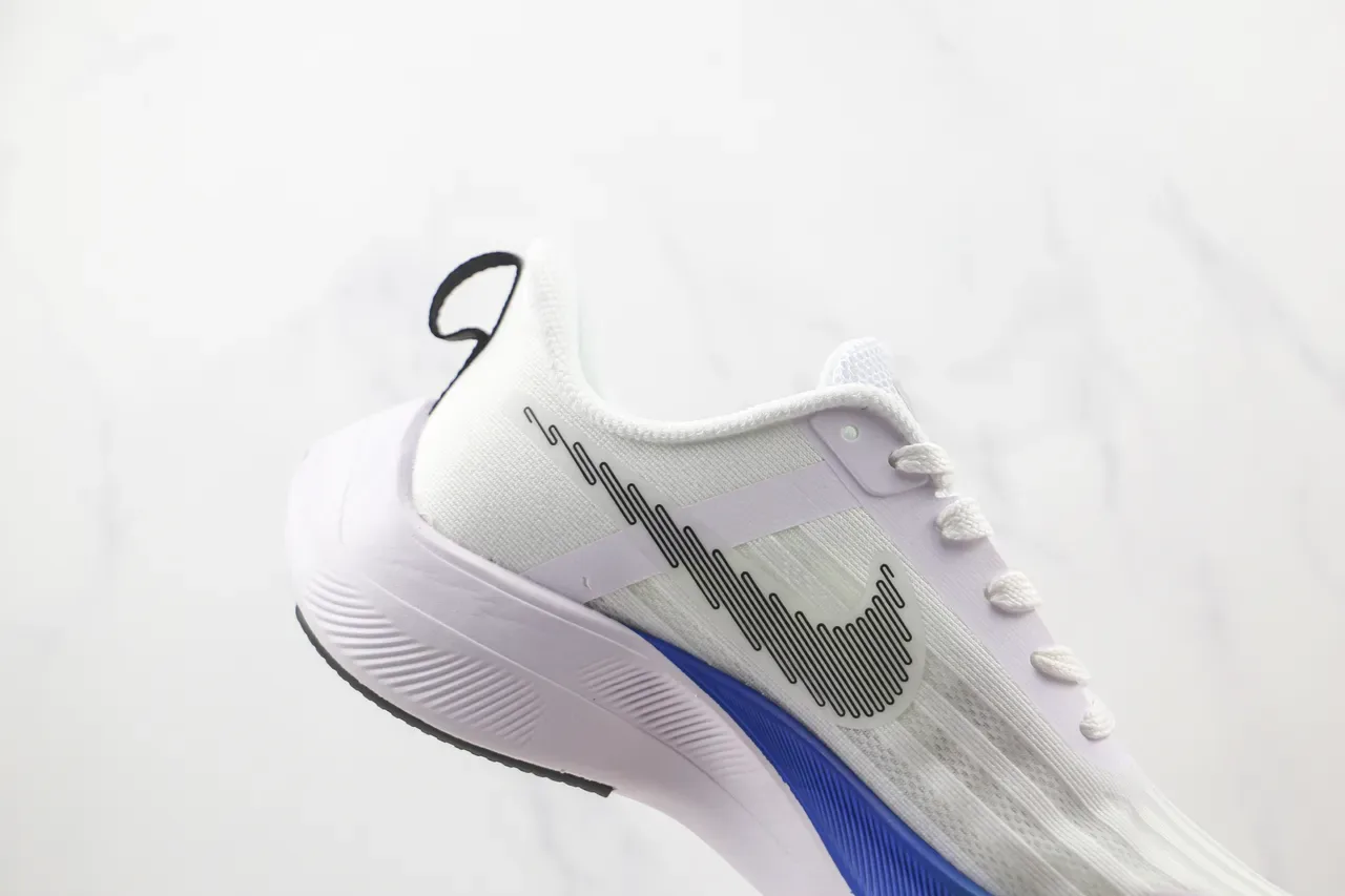 Nike White Pink Engineered Mesh Upper Gradient Midsole Running Shoes 6