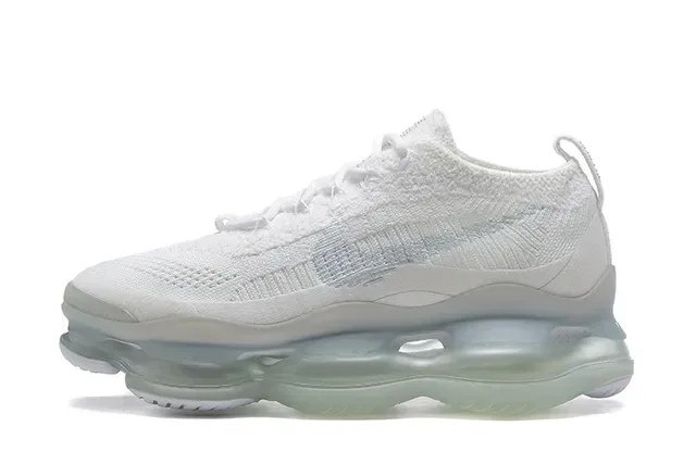 Nike White Transparent Knit Upper Translucent Full-Length Air Unit Lifestyle Sneakers 4
