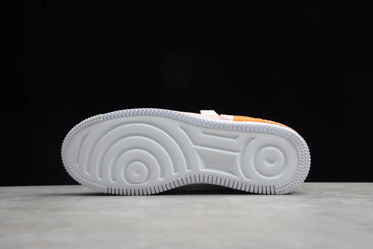 Nike White Yellow Platform Sole Layered Midsole Lifestyle Sneakers 3
