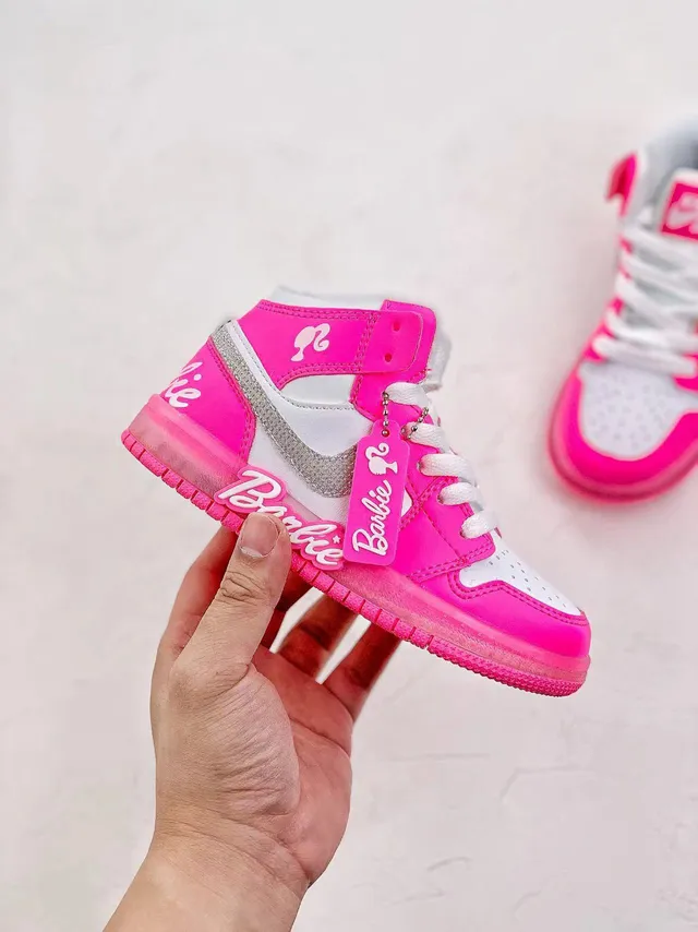 Nike x Barbie Air Jordan 1 High Basketball Shoes 6