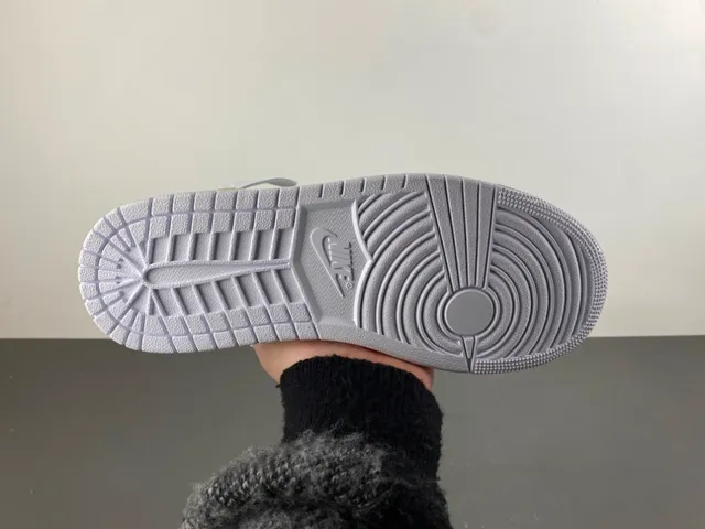 Nike x Off-White Air Jordan 1 Light Gray Deconstructed Basketball Shoes 10