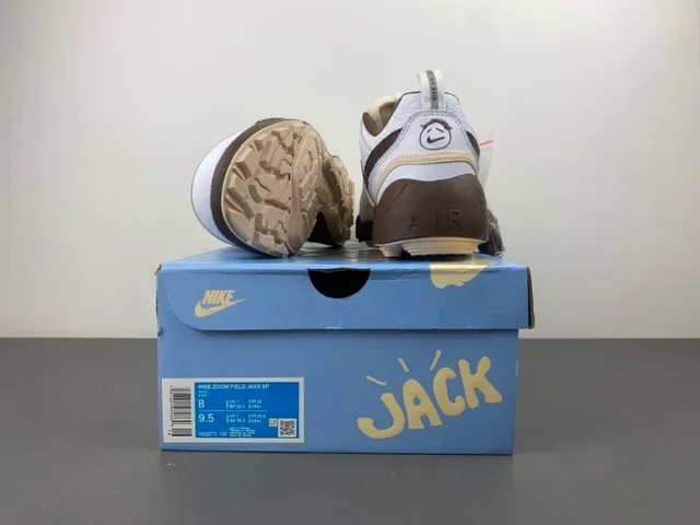 Nike Zoom 2K White Brown Layered Synthetic Cage Mesh Upper Sneakers 14