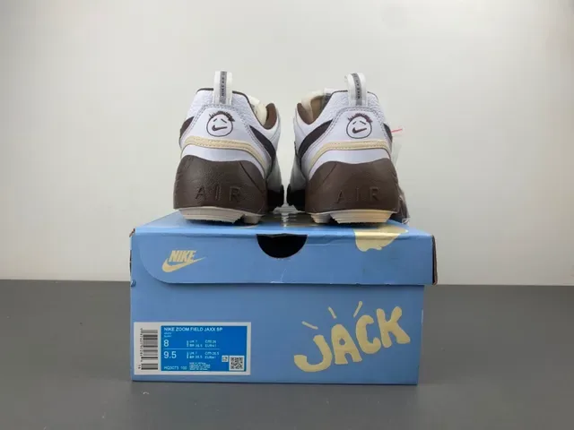Nike Zoom 2K White Brown Layered Synthetic Cage Mesh Upper Sneakers 15