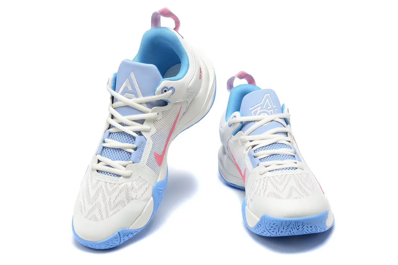 Nike Zoom 2K White Pink Light Blue Lifestyle Sneakers 4