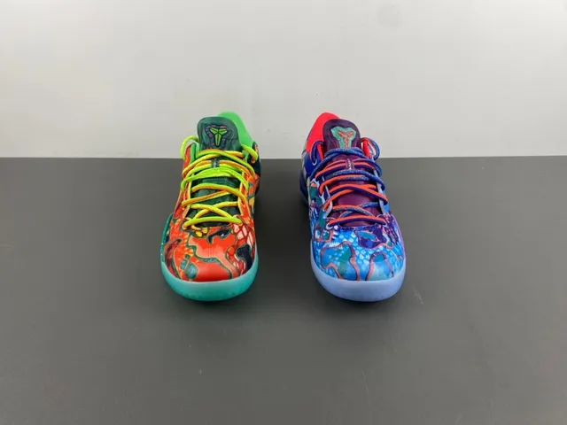 Nike Zoom Kobe VIII Multicolor Abstract Print Basketball Shoes 13