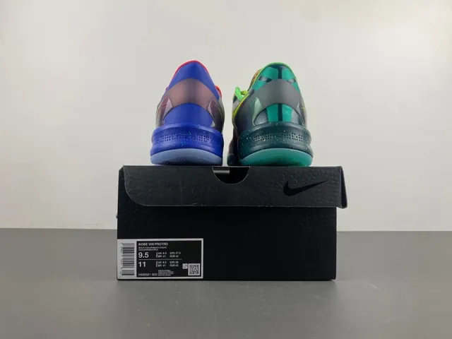 Nike Zoom Kobe VIII Multicolor Abstract Print Basketball Shoes 19