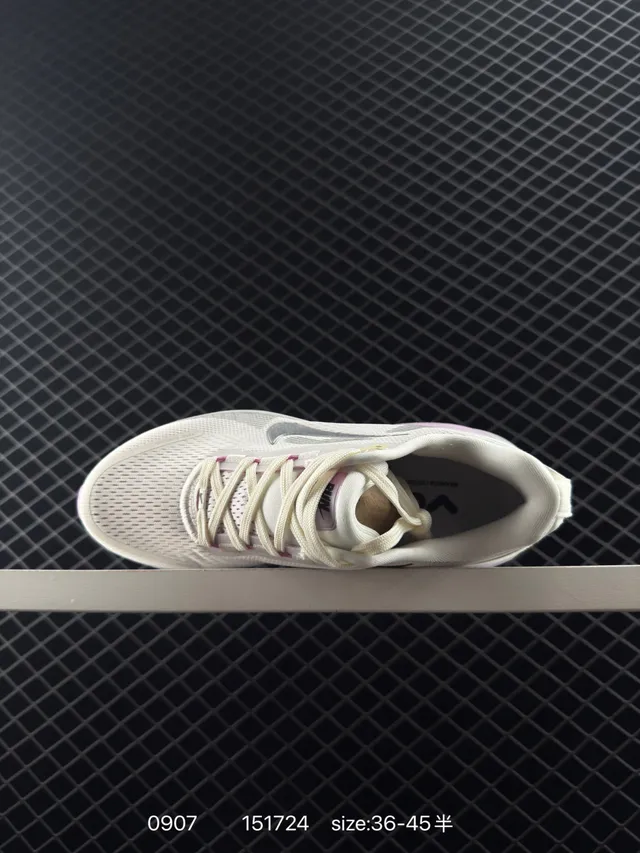 Nike ZoomX Beige Pink Chaussures de course avec upper en maille respirante et bande de media suela de pleine longueur 5