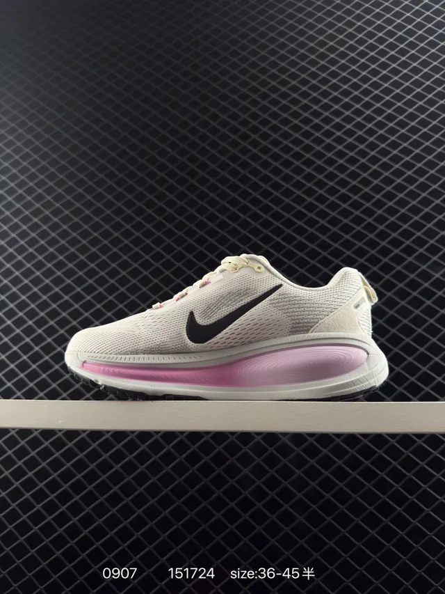 Nike ZoomX Beige Pink Chaussures de course avec upper en maille respirante et bande de media suela de pleine longueur 6