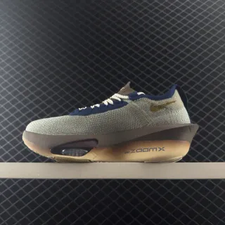 Nike ZoomX Gris Marino Tricô Engineered Superior Contraste Cuello Zapatos de Running