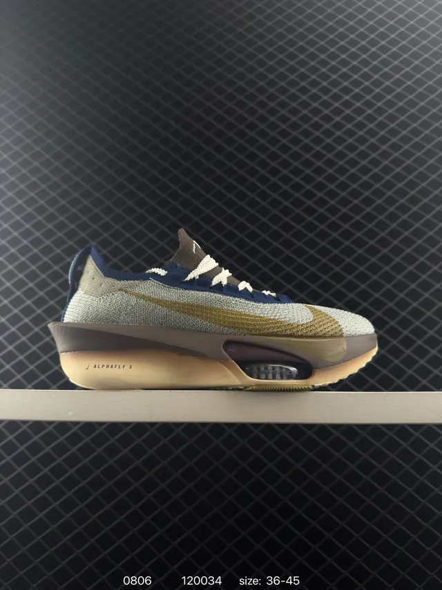 Nike ZoomX Gris Marino Tricô Engineered Superior Contraste Cuello Zapatos de Running 5