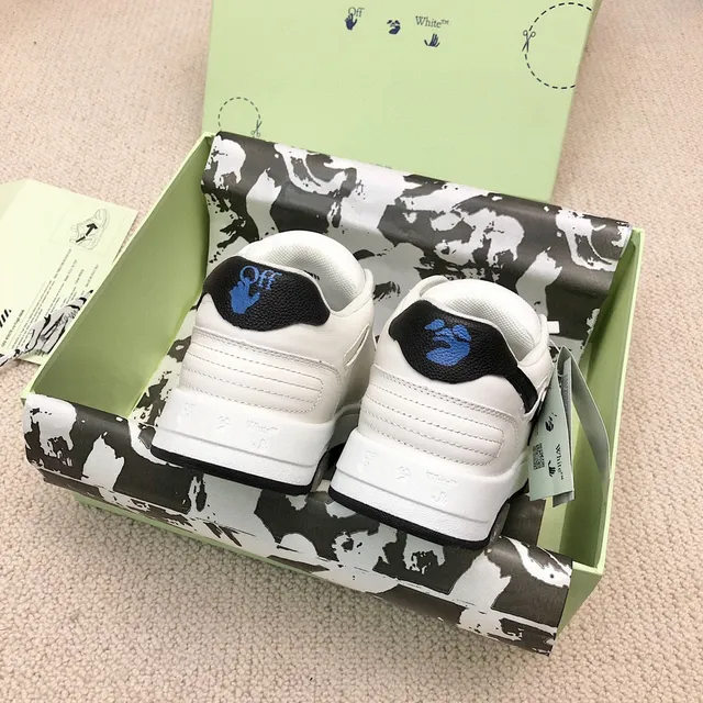 Off-White Arrow Black Tênis de Estilo de Vida de Baixo Corte com Bico Perfurado 2