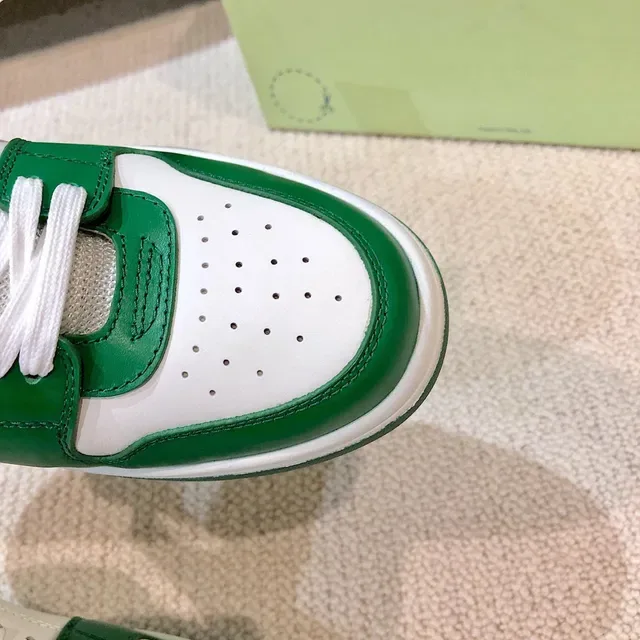 Off-White Arrow Vert et Blanc Lifestyle Sneakers 3