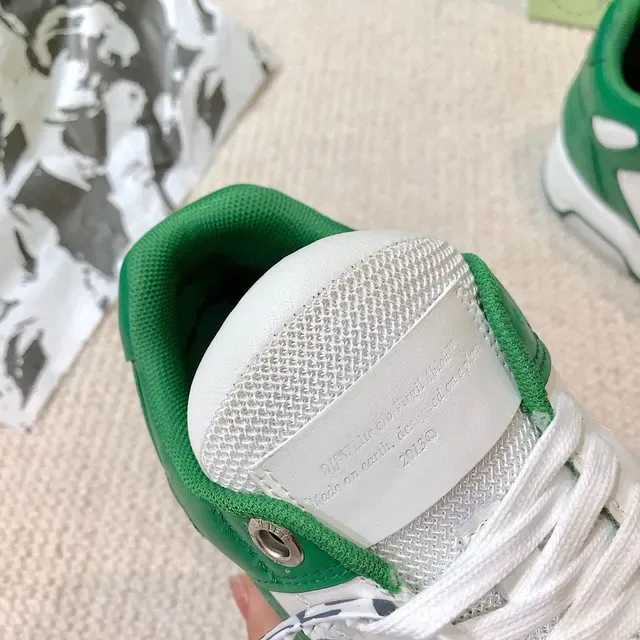 Off-White Arrow Vert et Blanc Lifestyle Sneakers 6