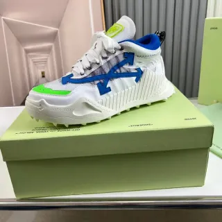 Off-White سنیکرز سميكة سول أزرق لوجو سهم قطري