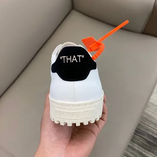 Off-White Logo Flecha Diagonal Zapatillas Lifestyle Blanco y Gris 3