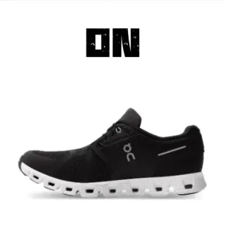 On Cloudmonster Black and White Running Shoes