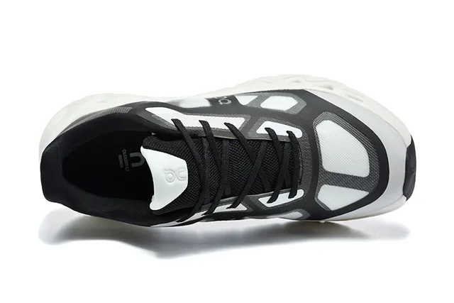 On Cloudmonster Black Gray White Running Shoes 2