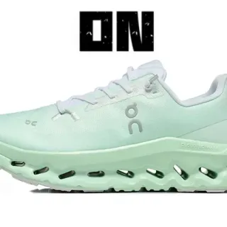 On Cloudmonster Mint Green Running Shoes