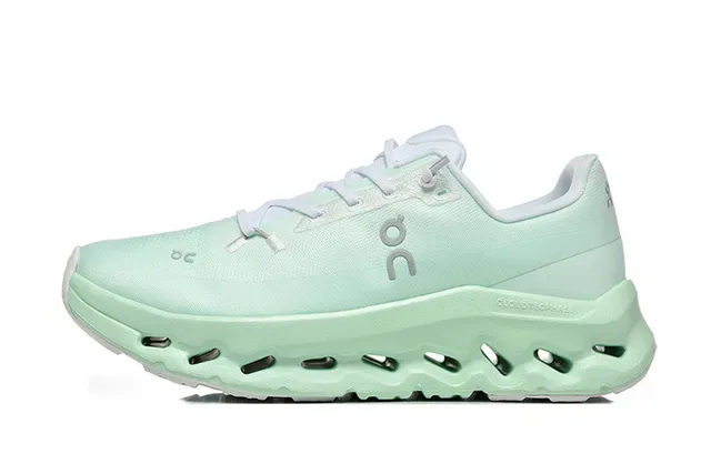 On Cloudmonster Mint Green Running Shoes 2