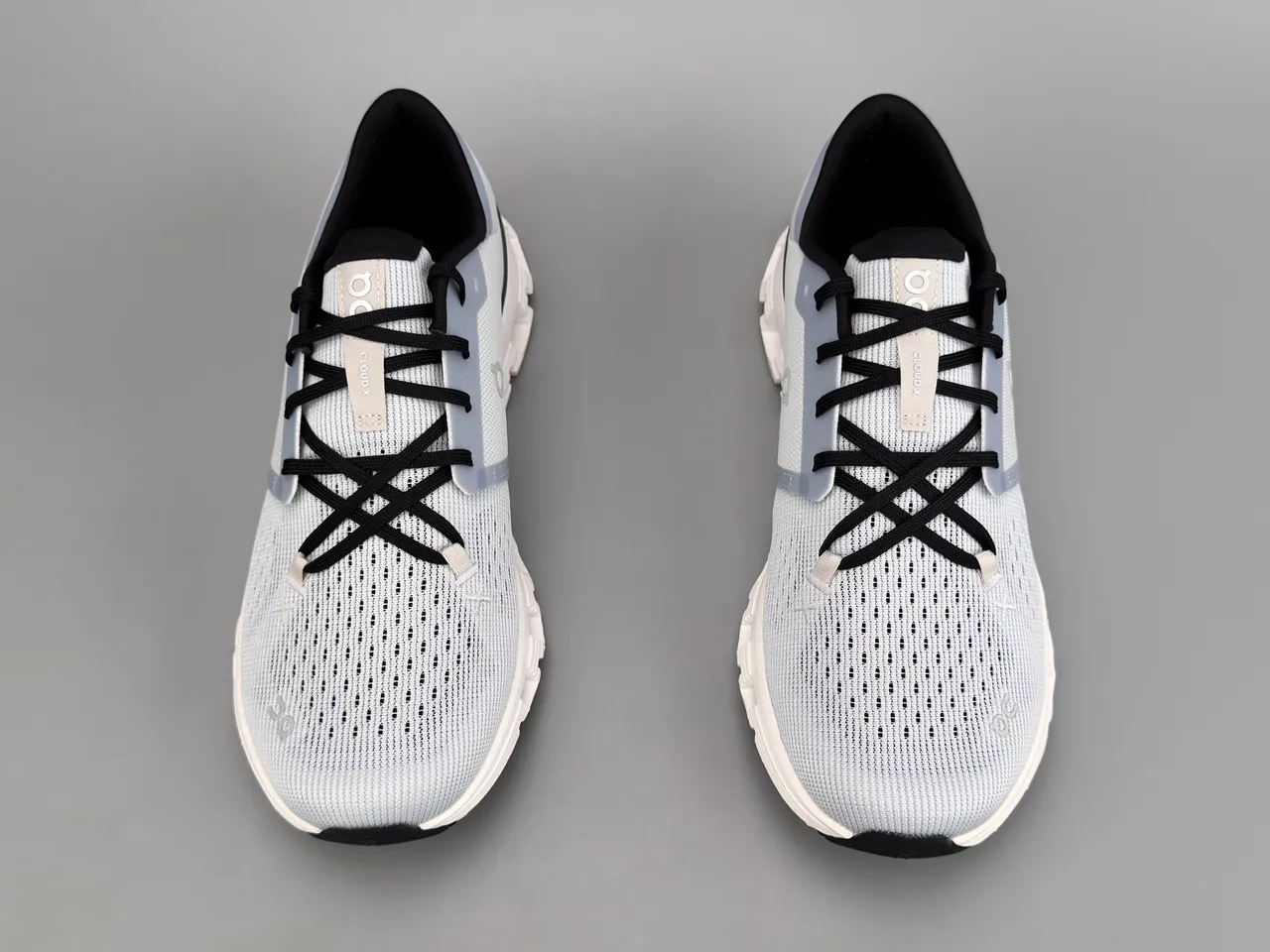 On Gray Black Engineered Knit Upper Segmented CloudTec Midsole Lifestyle Sneakers 9