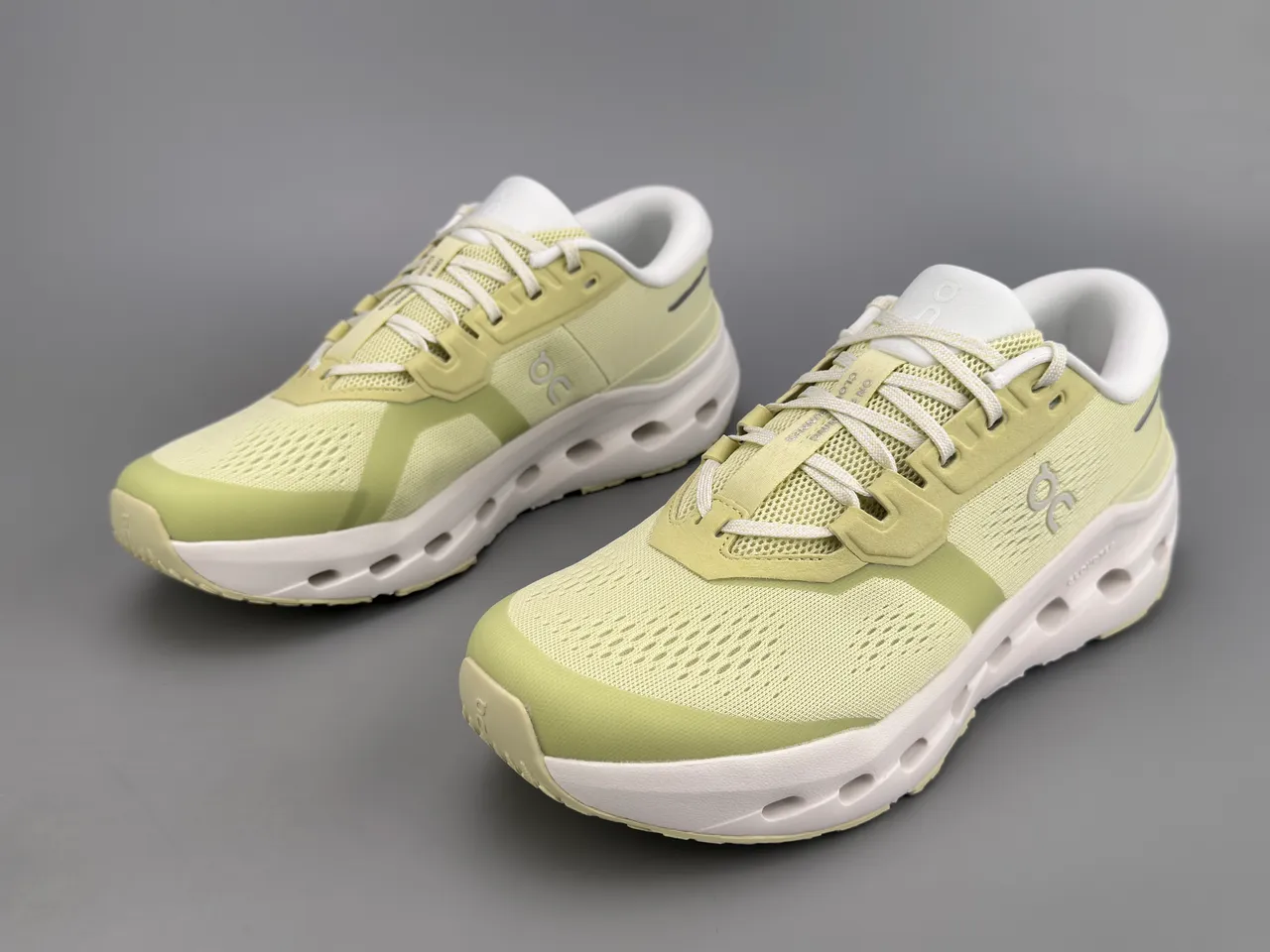 On Verde Blanco Superior de Malla Ingenieril Huecos CloudTec Mediasuela Pods Zapatos de Running 7