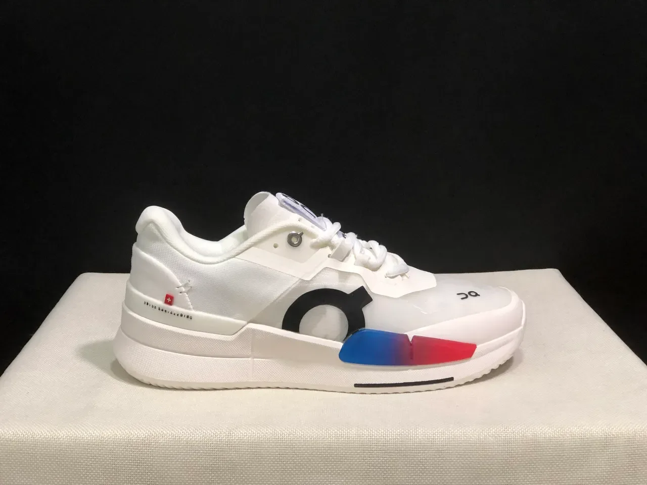 On THE ROGER Pro2 White Sky Blue Running Shoes 9