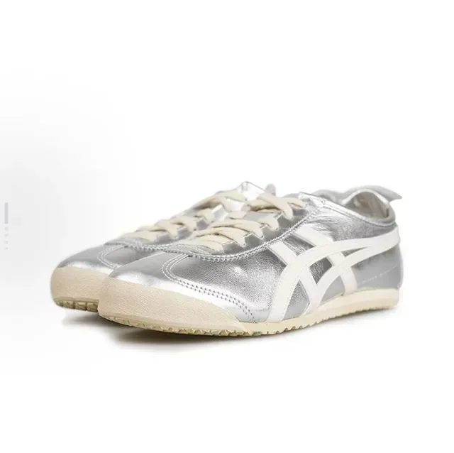 Onitsuka Tiger Mexico 66 Metallic Silver Lifestyle Sneakers 2