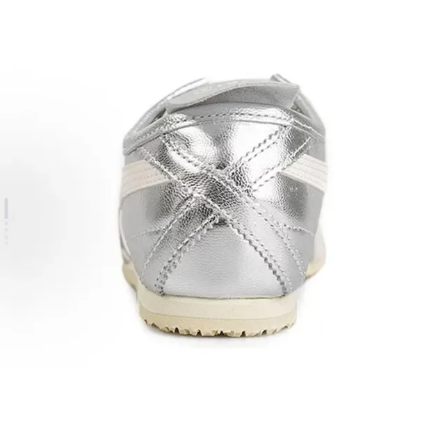 Onitsuka Tiger Mexico 66 Metallic Silver Lifestyle Sneakers 5