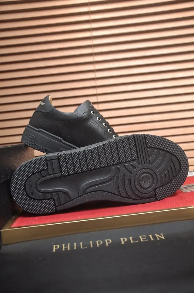Philipp Plein Hexagon Perforated Black tênis lifestyle 7