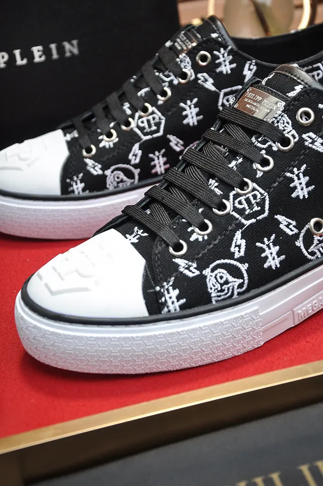 Philipp Plein sneakers toile imprimée low top lifestyle 4