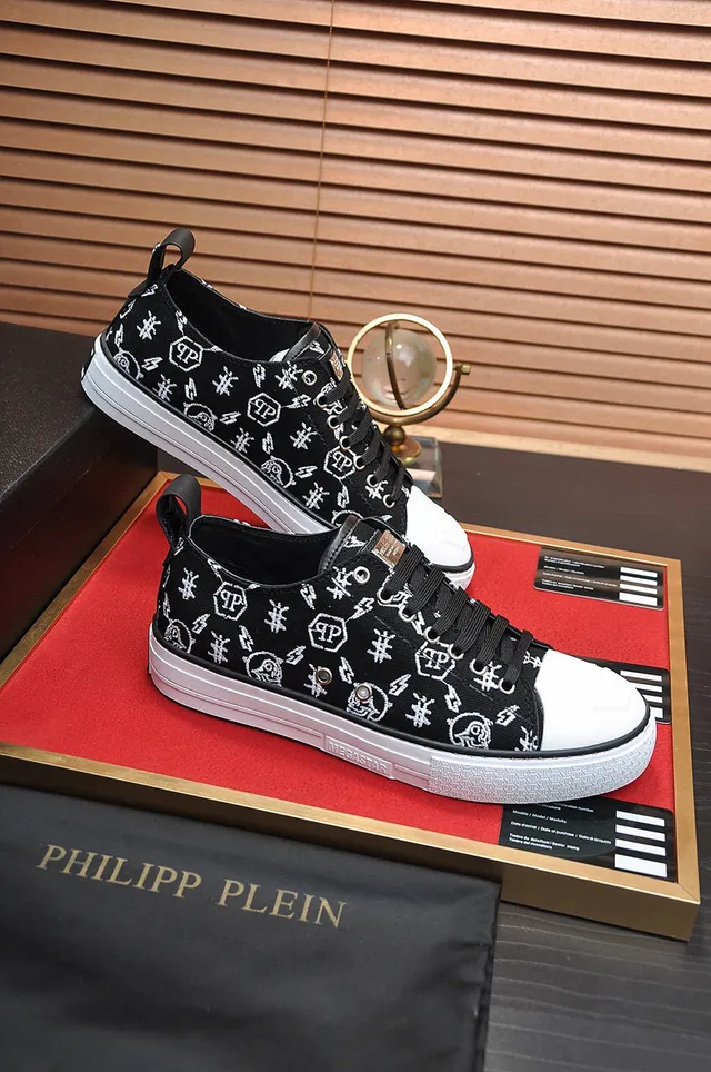 Philipp Plein sneakers toile imprimée low top lifestyle 6
