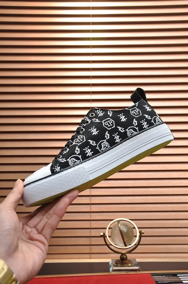 Philipp Plein sneakers toile imprimée low top lifestyle 7