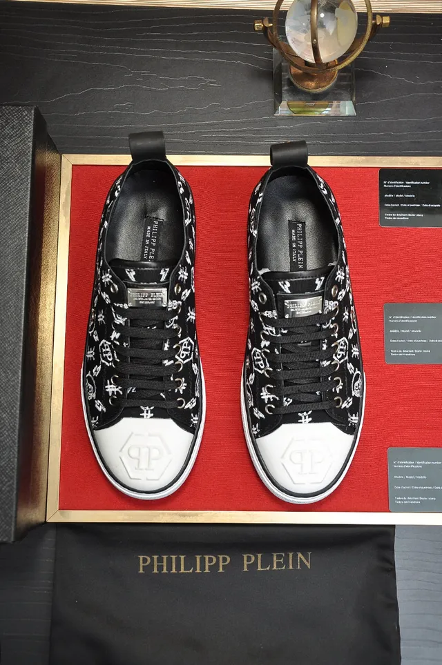 Philipp Plein sneakers toile imprimée low top lifestyle 9
