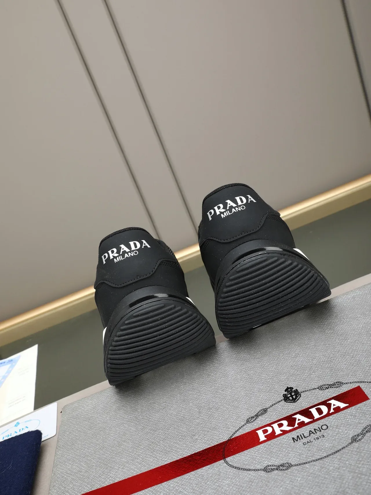 Prada Cloudbust Black and White Chunky Sneakers 4