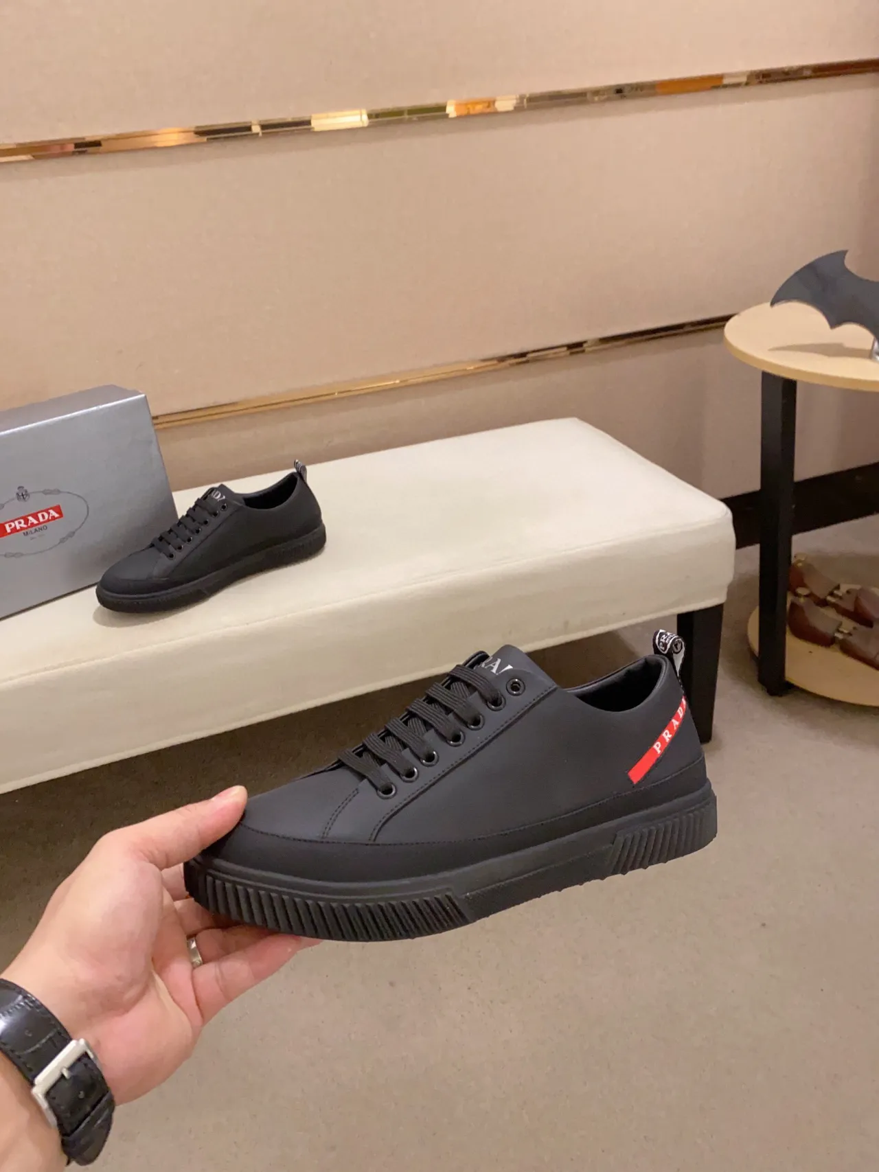 Prada Cloudbust Black Lifestyle Sneaker 2