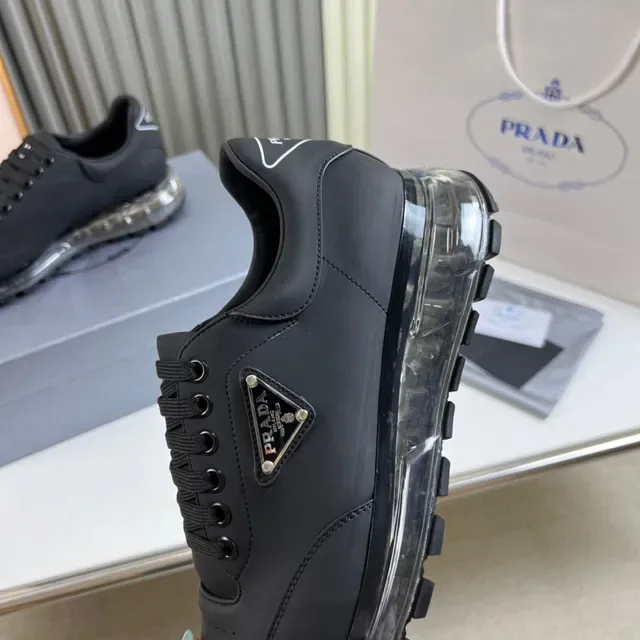 Prada Cloudbust Black Transparent Sole Lifestyle Sneaker 2