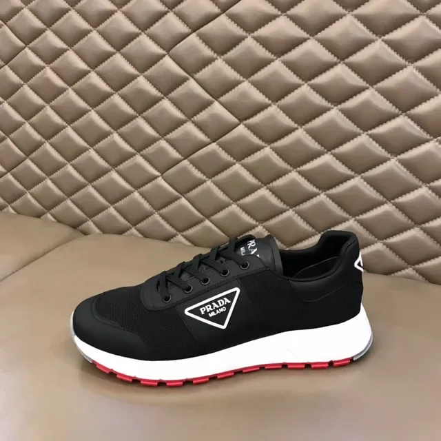 Prada Cloudbust Black White Red Lifestyle Sneakers 5